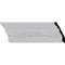 Ekena Millwork 4 7/8"H x 2 1/2"P x 5 1/2"F x 94 1/2"L, (7 7/8" Repeat) Versailles Crown Moulding MLD05X02X05VE - alternate 1